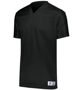 Russell Athletic R0593B Youth V-Neck Comfortable Solid Flag Football Jersey - Picture 1 of 16