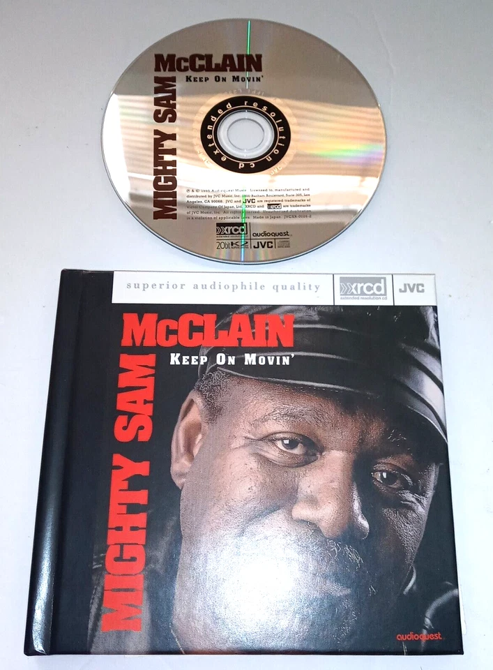 *Mighty Sam McClain Keep On Movin' 1995 Audiophile Audioquest CD XRCD JVC Japan - Image 1 of 2