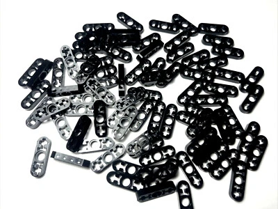 LEGO Technic Liftarm Thin Black 1 x 3 Axle Holes 6632 65123  - Image 1 of 4