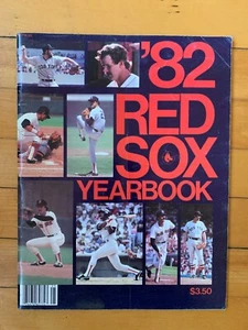1982 Boston Red Sox Official Yearbook - RARE & VINTAGE MLB Souvenir - Picture 1 of 2