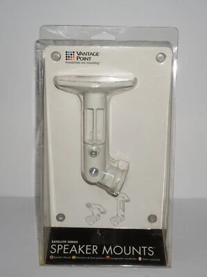 NEW Vantage Point SATS-W Universal Satellite Speaker Mounts White - Image 1 of 4
