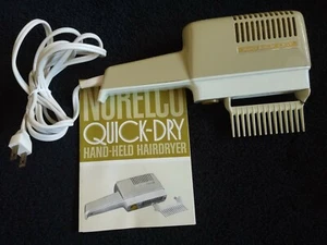 Norelco Quick-Dry Hairdryer 360W, HP 2600 Avocado Green Hair Dryer Harvest Gold - Picture 1 of 10
