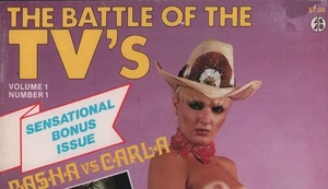 The Battle of the TV’s Volume 1 #1 Magazine Transgender TV TS  Adult Sex - Picture 1 of 1