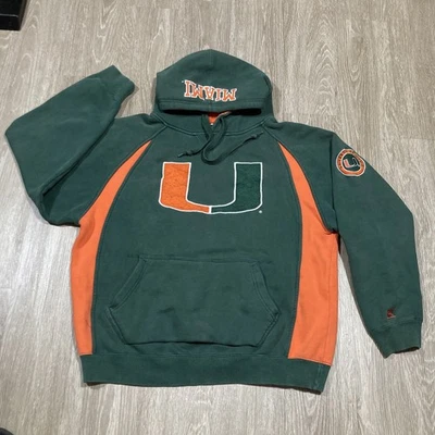 Pulôver com capuz University Miami Sweater XL Hurricanes The U Game-day NCAA - Imagem 1 de 4