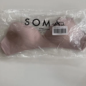 Soma Nursing Bra Enbliss Wireless 32C Adobe Rose NWT - Picture 1 of 5