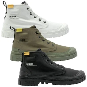 Palladium SP20 HI Tech Boots Lace Up Ankle Hi Top Canvas Mens Ladies Size - Picture 1 of 13