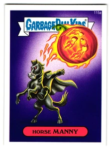 Horse Manny 2014 Garbage Pail Kids Headless Horseman Parody Exact Card Shown - Picture 1 of 2