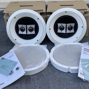 PAIR OF Boston VRi585T2 Direct/Diffuse In-Ceiling Speaker DUAL TWEER & INPUT - Picture 1 of 5