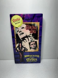 Elvira Midnight Madness The Crawling Hand VHS - Picture 1 of 4