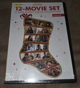 New Lifetime 12-Movie Set A Very Merry Movie Collection Volume 3 DVD Sealed - Imagen 1 de 2