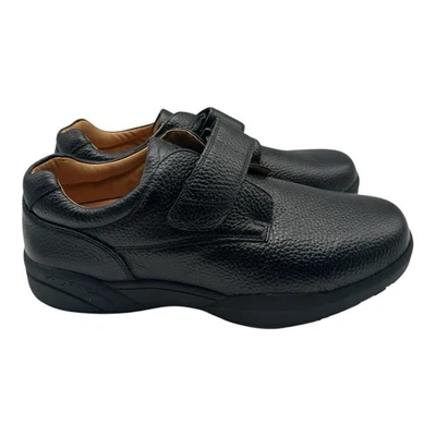 Dr Comfort William Shoes Mens Sz 14 W Black Leather Orthopedic Diabetic Slip On - Image 1 of 4