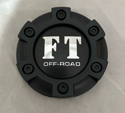 FT OFF-ROAD FULL THROTTLE 42-CAP-SG BLACK WHEEL RIM CENTER CAP SNAP IN PORTION - Image 1 of 2