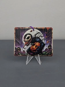 ZOMBIE VENOM GRUSELIG HALLOWEEN MINI METALL HALLOWEEN SCHILD ORNAMENT WOHNDEKO - Bild 1 von 2
