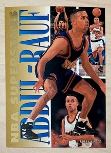 MAHMOUD ABDUL-RAUF - 1993-94 Fleer NBA SUPERSTARS #1 - DENVER NUGGETS - Picture 1 of 2