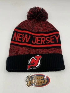 New Jersey Devils NHL Hockey Tejido Gorro OSFA Rojo Auténtico Fanáticos Acrílico - Imagen 1 de 7