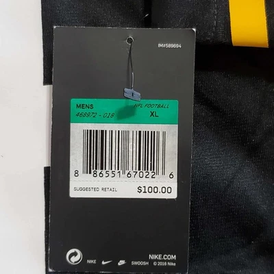 Футболка Pittsburgh Steelers Antonio коричневая мужская размер XL Nike On Field новая с ценниками из запасов - Изображение 1 из 4