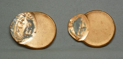 1990 and 1992 LINCOLN CENTS, STRUCK OFF CENTER-- ERROR - Image 1 of 2