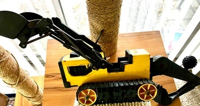 Bulldozer retroexcavadora/cargadora vintage de metal Tonka T-6 #810659 EE. UU. Foto 1 de 4