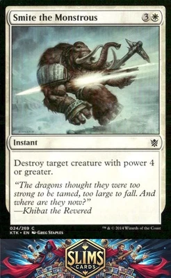 Magic the Gathering MTG Khans of Tarkir Smite the Monstrous #24 Buy 2 Get 1 - Image 1 of 2