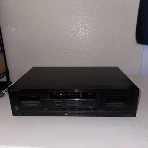 SONY TC-WR570 HX PRO Dolby Dual Double Cassette Tape Deck w/ Power Cord Tested - Picture 1 of 3