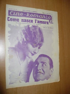 CINEMA CINE-ROMANZO N.161 1931 COME NASCE L'AMORE DIXIE LEE FRANK ALBERTSON - Picture 1 of 1