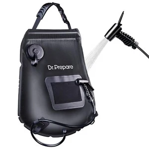 Camping Shower Bag, 15L Solar Camp Showers for Travelling Hiking Trip Beach - Picture 1 of 6