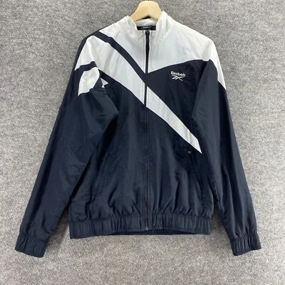 Chaqueta deportiva Reebok Activewear para mujer S pequeña negra cremallera completa manga larga forrada Foto 1 de 4