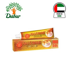 Pasta de dientes de oro Dabur Miswak extracto de hierbas natural pasta de dientes Meswak 170 g/6 oz - Imagen 1 de 6