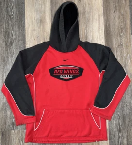 Detroit Red Wings Hoodie Sweatshirt Nike Team Youth XL Men's Small Vintage - Picture 1 of 9