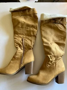 Sugar Women's Brown KNEE-HIGH BOOTS - 8.5 - NEW, NWOB - Picture 1 of 7
