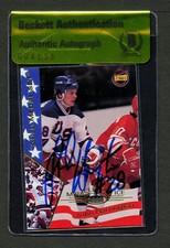 John Harrington #13 signed autograph Miracle on Ice 1980 Olympic Hockey Team BAS