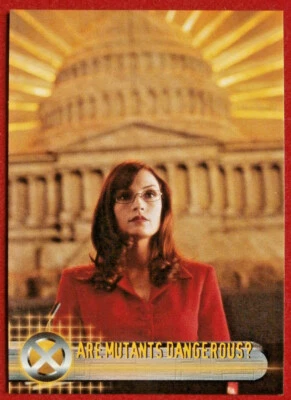 X-MEN THE MOVIE - Card #15 - Are Mutants Dangerous? - Topps 2000 - Image 1 of 2