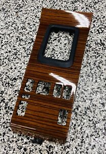 Mercedes W124 300E 300D 300TE Zebrano Shiftwood Switch Center Console Wood MINT