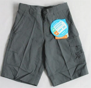 Columbia Little Boy XXS 4-5 Silver Ridge III Shorts Graphite Gray Casual 1544171 - Picture 1 of 7