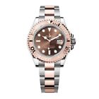Rolex Yacht-master Watch 40mm Chocolate Stainless Steel And Rose Gold 126621