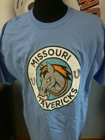 KC (Missouri) Mavericks SEATTLE KRAKEN  blue t-shirt BNWT ECHL NHL 2XL Cover