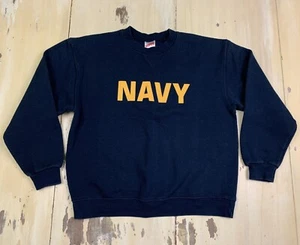 US NAVY - SOFFE Blue Crewneck Sweatshirt, Boys Girls Youth LARGE 14/16 - Picture 1 of 11
