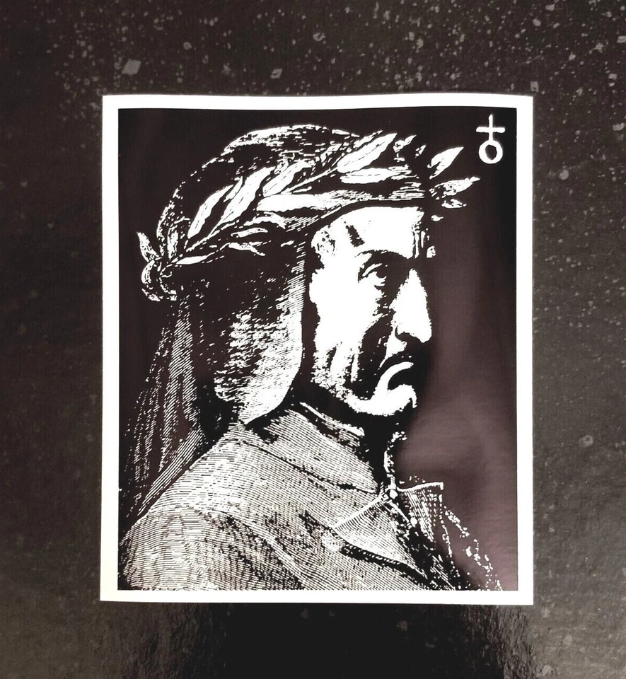 ♆ Dante Alighieri 4 x 3" Waterproof Vinyl Sticker [💪 HQ Durability!] Inferno
