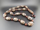 Chinese jade,noble collection,manual sculpture,Day bead,necklace,pendant M(926)