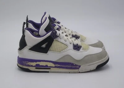 Size 5Y - Jordan 4 Retro Low Violet (GS) - Image 1 of 4