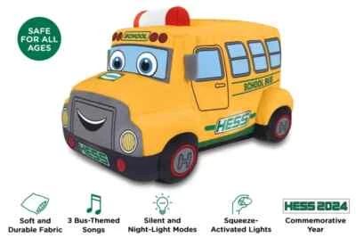 My Plush SIN ABRIR Hess Truck 2024 Acogedor Autobús Escolar Luces LED Sonido Música Nuevo en Caja Foto 1 de 4