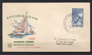 Australia - 1956 Olympics - FDC Cover - VF Used !!!!! (A7627) - Picture 1 of 1