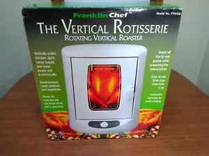 Franklin Chef Vertical Rotisserie Rotating Oven Model FR5000 Chicken Turkey NIOB - Picture 1 of 16
