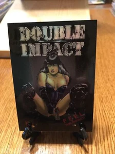 1996 COMIC IMAGES DOUBLE IMPACT PROMO Card #1. R2 - Picture 1 of 2