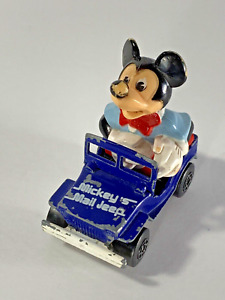 Vintage 1979 Mickey Mouse Mail Jeep Matchbox Walt Disney