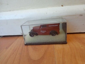 Ho Calibre 1/87 BREKINA - DKW F7 Cabrio Marrón Ersatzteildienst Coche Ref 1330 - Imagen 1 de 2