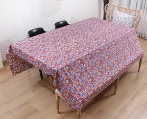 Roller Print On Cotton Fabric Uzbek 6.82' x 7.51' VINTAGE FAST Shipment 14888 - Picture 1 of 10