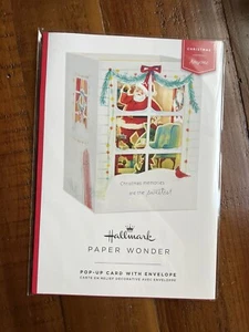Hallmark Sweet Christmas Memories (Santa) Pop Up Card (new in package) - Imagen 1 de 2