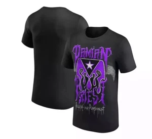 Black Damian Priest Receive Your Punishment T-Shirt - Picture 1 of 4