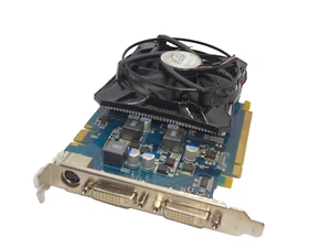 nVIDIA GeForce 9800GT 1GB DDR2 PCI-E GRAFIKKARTE DVI VGA S-VIDEO #GK9729 - Picture 1 of 2
